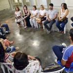 Professores e servidores do Augusto Ferraz participam de acolhimento - Foto: Eugênio Barreto/Seed