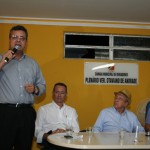 Comunidade do sertão sergipano comemora chegada da água e construção de moradias - O presidente da Pronese