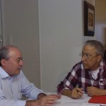 Déda retorna de tratamento de saúde e reúnese com três secretários -