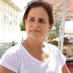 Feira da Agricultura Familiar é montada mais uma vez no Complexo Administrativo e Pedagógico da Seed - A servidora pública Nivalda Cruz