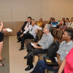 Sedurb realiza Seminário de Gestão e Melhoria de Processos - Lúcia Falcón recepciona palestrantes / Fotos: Eduardo Almeida/Sedurb