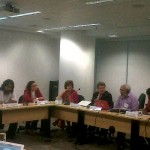 Lúcia Falcón coordena mesa de debates em Seminário Internacional sobre Inovação - Fotos: Giuliana Oliveira