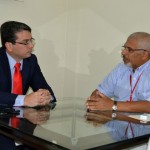 Diretor Comercial da Imprensa Oficial de Alagoas visita a Segrase - O presidente da Segrase
