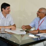 Presidente da Fapitec visita a Segrase - O presidente da Fapitec