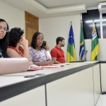 Estudantes da Fanese visitam o Complexo Administrativo da Seed - A professora Léa Rocha