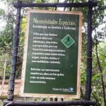 Governo estuda projeto de turismo acessível - Balanço de parque adaptado / Fotos: Divulgação