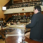 Secretário participa na AL de debate promovido pela frente parlamentar de cerâmicas - O secretário de Estado do Meio Ambiente e dos Recursos Hídricos