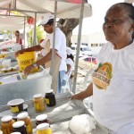 Feira da Agricultura Familiar é montada mais uma vez no Complexo Administrativo e Pedagógico da Seed - A servidora pública Nivalda Cruz