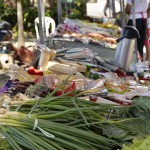 Feira da Agricultura Familiar é montada mais uma vez no Complexo Administrativo e Pedagógico da Seed - A servidora pública Nivalda Cruz