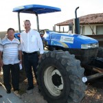 Comunidade do sertão sergipano comemora chegada da água e construção de moradias - O presidente da Pronese