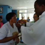 Oncologia promove atividade em homenagem ao Dia das Mães - Fotos: Ascom/SES