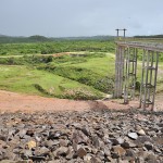 Déda realiza fechamento das comportas da barragem do rio Poxim - Foto: Marcos Rodrigues/ASN