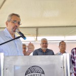 Déda realiza fechamento das comportas da barragem do rio Poxim - Foto: Marcos Rodrigues/ASN