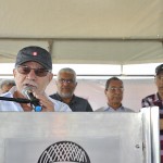 Déda realiza fechamento das comportas da barragem do rio Poxim - Foto: Marcos Rodrigues/ASN