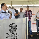 Déda realiza fechamento das comportas da barragem do rio Poxim - Foto: Marcos Rodrigues/ASN