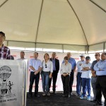 Déda realiza fechamento das comportas da barragem do rio Poxim - Foto: Marcos Rodrigues/ASN