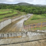 Déda realiza fechamento das comportas da barragem do rio Poxim - Foto: Marcos Rodrigues/ASN