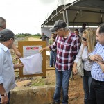 Déda realiza fechamento das comportas da barragem do rio Poxim - Foto: Marcos Rodrigues/ASN