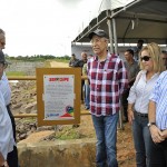 Déda realiza fechamento das comportas da barragem do rio Poxim - Foto: Marcos Rodrigues/ASN