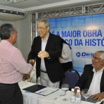 Déda anuncia investimentos para saneamento e oferta de água - Acompanharam a solenidade ao lado do governador