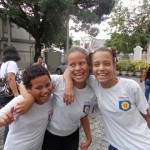 Estudantes de escola estadual abrem 'Um parabéns especial ao Palácio Museu' -