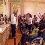 Estudantes de escola estadual abrem 'Um parabéns especial ao Palácio Museu' -