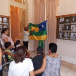 Estudantes de escola estadual abrem 'Um parabéns especial ao Palácio Museu' -