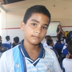 Colégio Nilson Socorro implanta projeto Semeando Verde - A aluna Emile Sobral