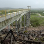 Déda realiza fechamento das comportas da barragem do rio Poxim - Foto: Marcos Rodrigues/ASN