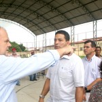Secretário Belivaldo Chagas visita escolas em Lagarto -