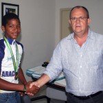 Secretário recebe aluno medalhista de bronze no Campeonato Brasileiro de Ciclismo -