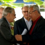 Jackson acompanha solenidade de entronização do busto de Antonio Garcia no HU -