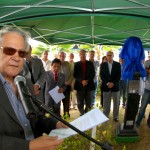 Jackson acompanha solenidade de entronização do busto de Antonio Garcia no HU -