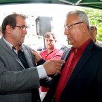 Jackson acompanha solenidade de entronização do busto de Antonio Garcia no HU -