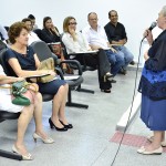 os servidores e os exsecretários de Educação - Fotos: Eugênio Barreto