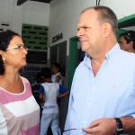 Secretário Belivaldo Chagas visita escolas em Lagarto -