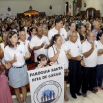 Jackson participa de missa em homenagem a Santa Rita de Cássia -