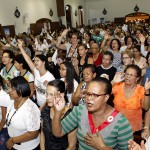 Jackson participa de missa em homenagem a Santa Rita de Cássia -