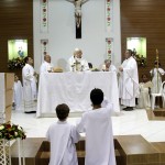 Jackson participa de missa em homenagem a Santa Rita de Cássia -