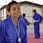 Aluna do Barão de Mauá ganha medalha de ouro no campeonato de Judô dos Jogos Escolares TV Sergipe - (Fotos: Eugênio Barreto / Ascom Educação)