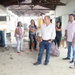 Secretário visita obras de reforma e ampliação de escola em Propriá - O secretário de Estado da Educação