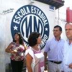 Secretário Belivaldo Chagas visita escolas em Lagarto -