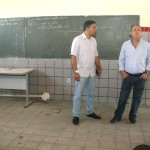 Secretário Belivaldo Chagas visita escolas em Lagarto -