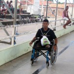 Alunos da rede estadual treinam com colega cadeirante para os Jogos Escolares da TV Sergipe - Fotos: José santana Filho/Seed