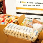 Governo recebe alimentos doados por instituição de ensino -