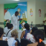 Mães participam de missa na pediatria do Huse - Fotos: Ascom/SES