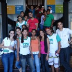 Museu da Gente Sergipana recebe visita do Projovem de Nossa Senhora de Socorro - Adolescentes se divertem gravando Cordel / (Fotos: Núcleo de Comunicação/Instituto Banese)