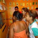 Museu da Gente Sergipana recebe visita do Projovem de Nossa Senhora de Socorro - Adolescentes se divertem gravando Cordel / (Fotos: Núcleo de Comunicação/Instituto Banese)