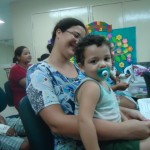 Mães participam de missa na pediatria do Huse - Fotos: Ascom/SES
