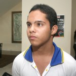 Alunos de Japaratuba assistem à apresentação da Orquestra Sinfônica de Sergipe - O estudante Carlos Henrique de Oliveira Lemos